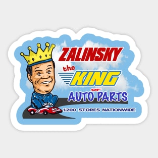 Zalinsky The King Of Auto Parts. Sticker